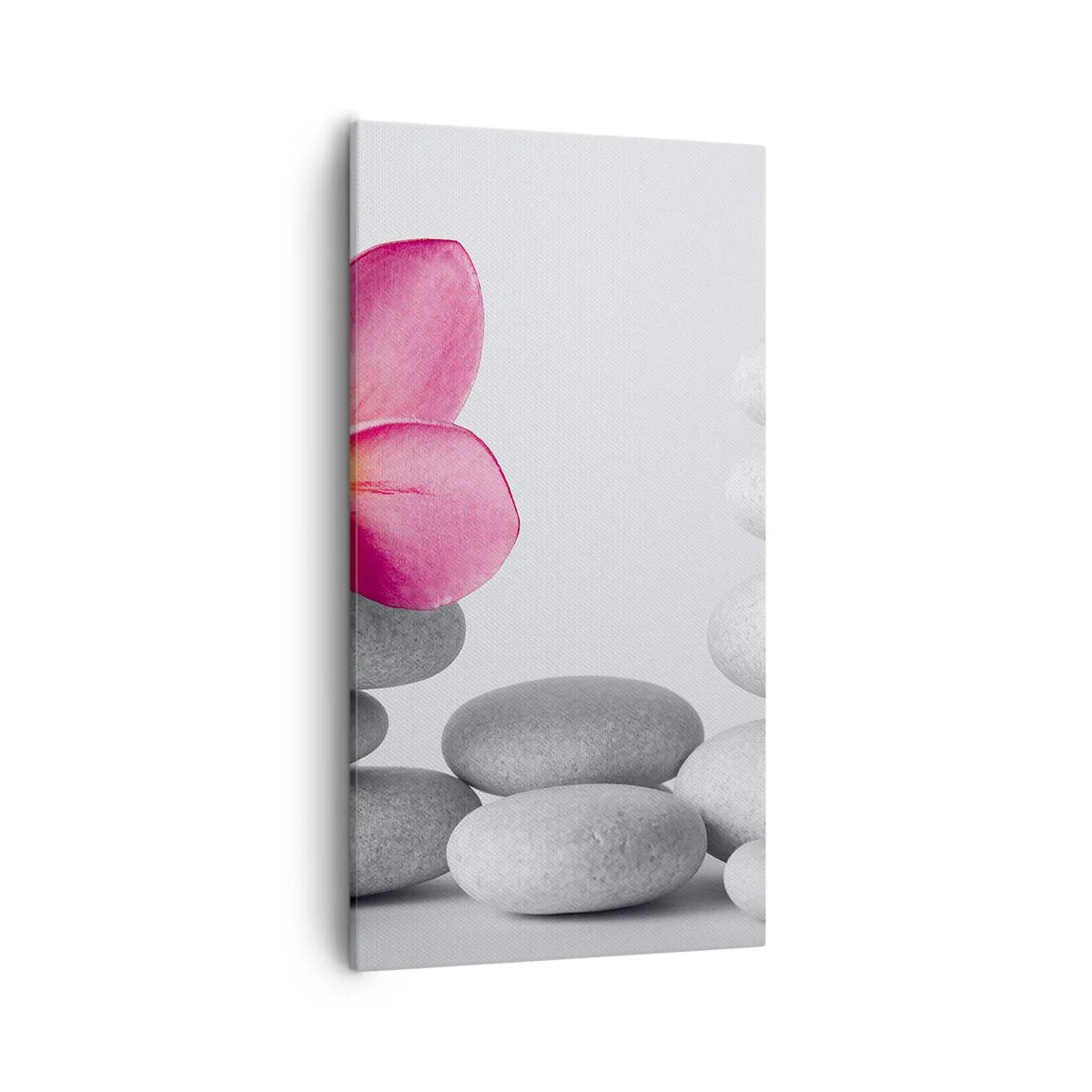 Quadro em tela - Pedra sobre pedra, e sobre esta pedra... - 55x100 cm