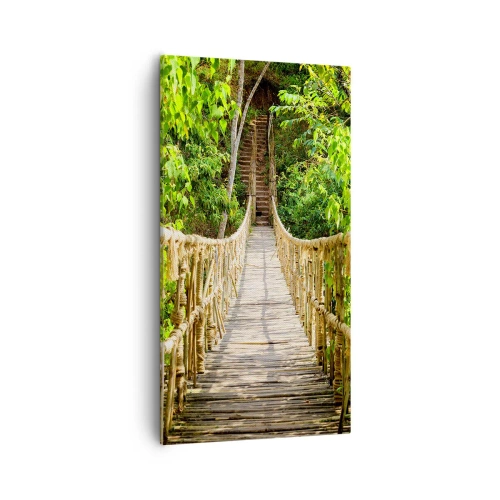 Quadro em tela - Suspenso na vegetação - 55x100 cm