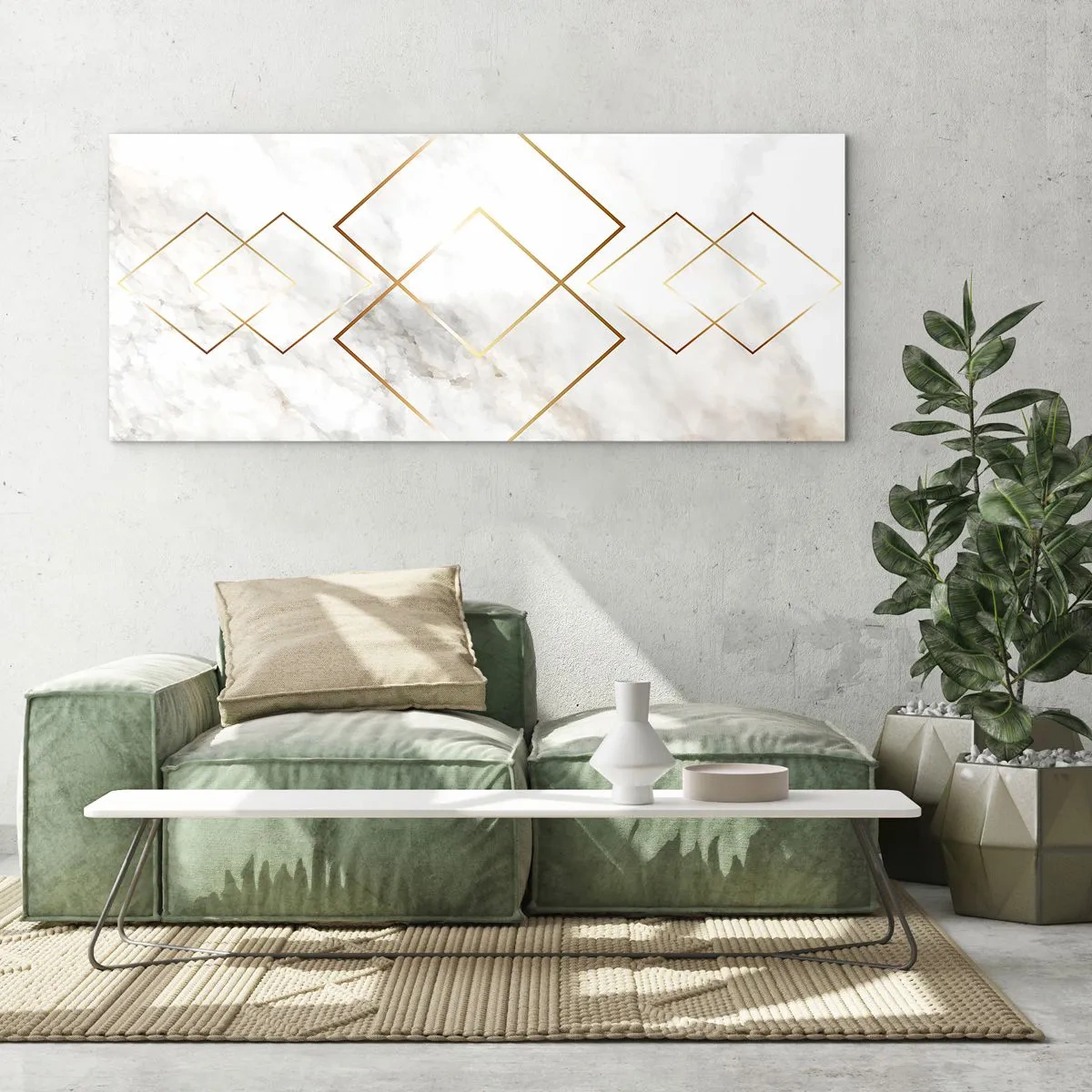 Quadro em vidro - Vista ao infinito - 140x50 cm