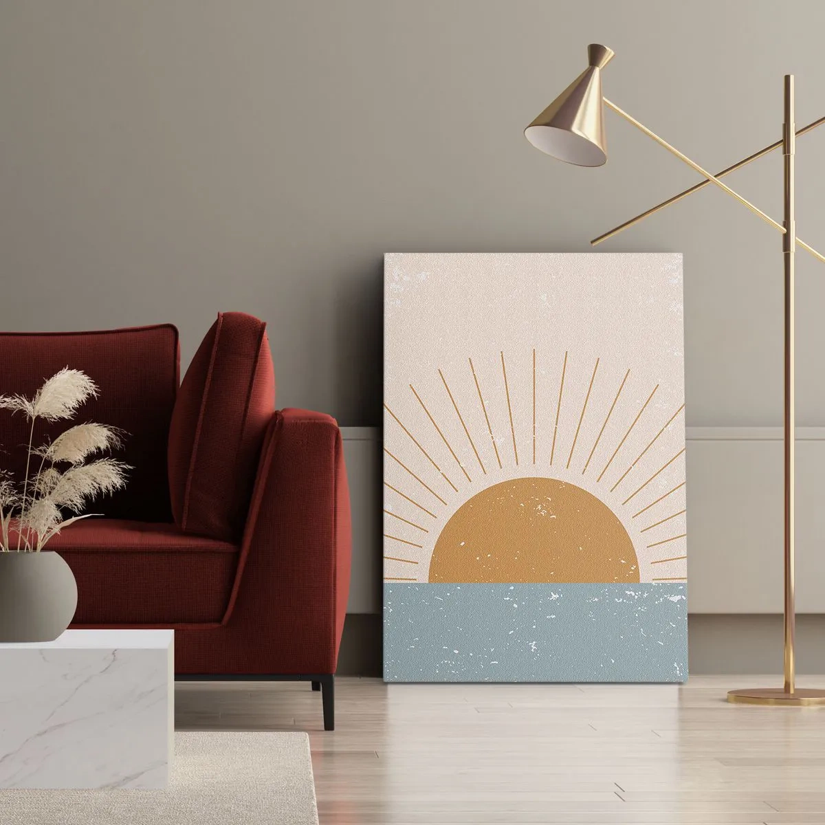 Quadro em tela - Um milagre diário - 65x120 cm