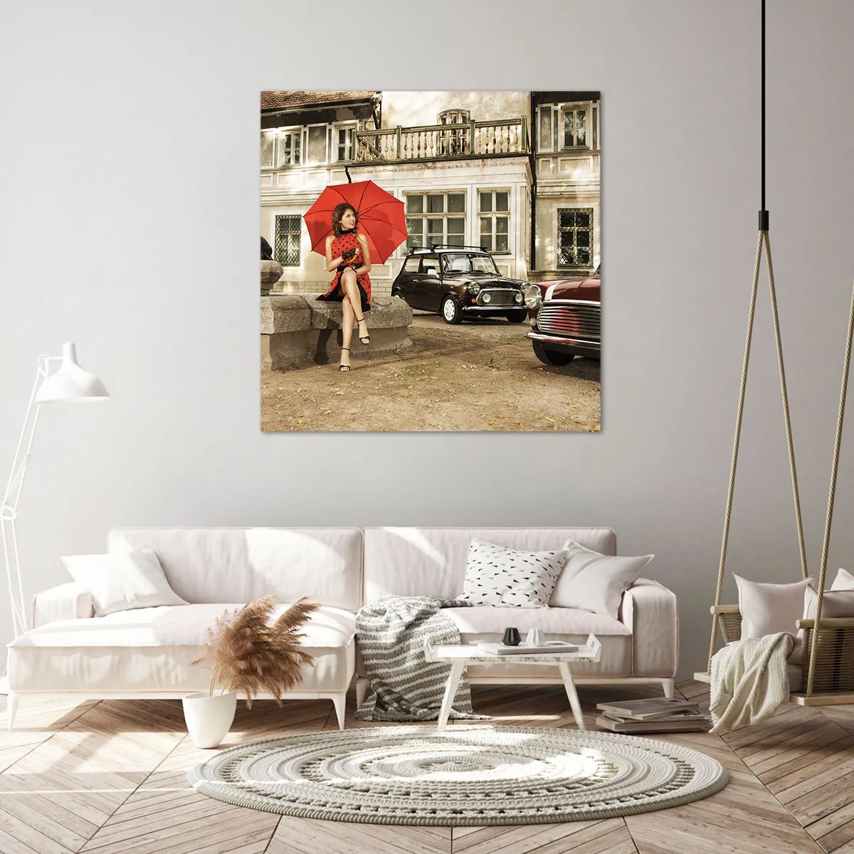 Quadro em tela - Mini-viagem sentimental - 60x60 cm