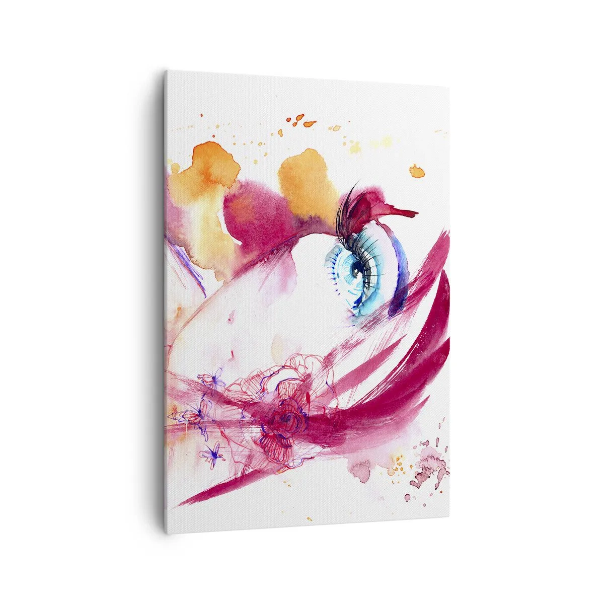 Quadro em tela - Na proximidade, o mundo floresce - 70x100 cm