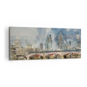 Quadro em tela - Londres em toda a sua glória - 100x40 cm