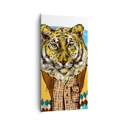 Quadro em tela - Não tão selvagem como dizzem - 65x120 cm