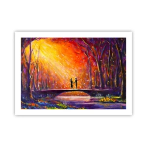 Pôster - O céu também os ama - 70x50 cm