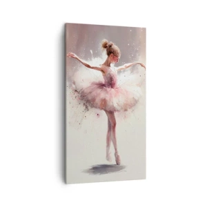 Quadro em tela - Como um pássaro jovem - 45x80 cm