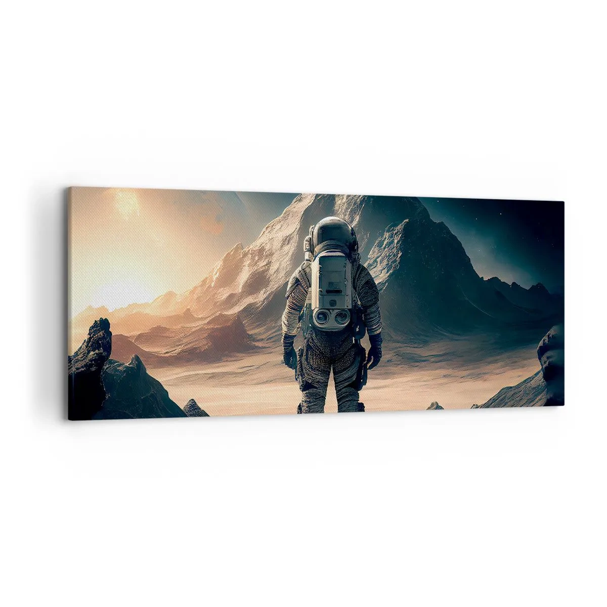 Quadro em tela - Novo desafio - 120x50 cm