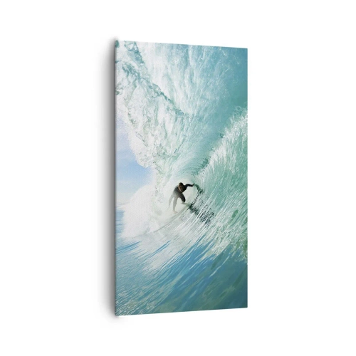 Quadro em tela - Na crista da onda - 65x120 cm