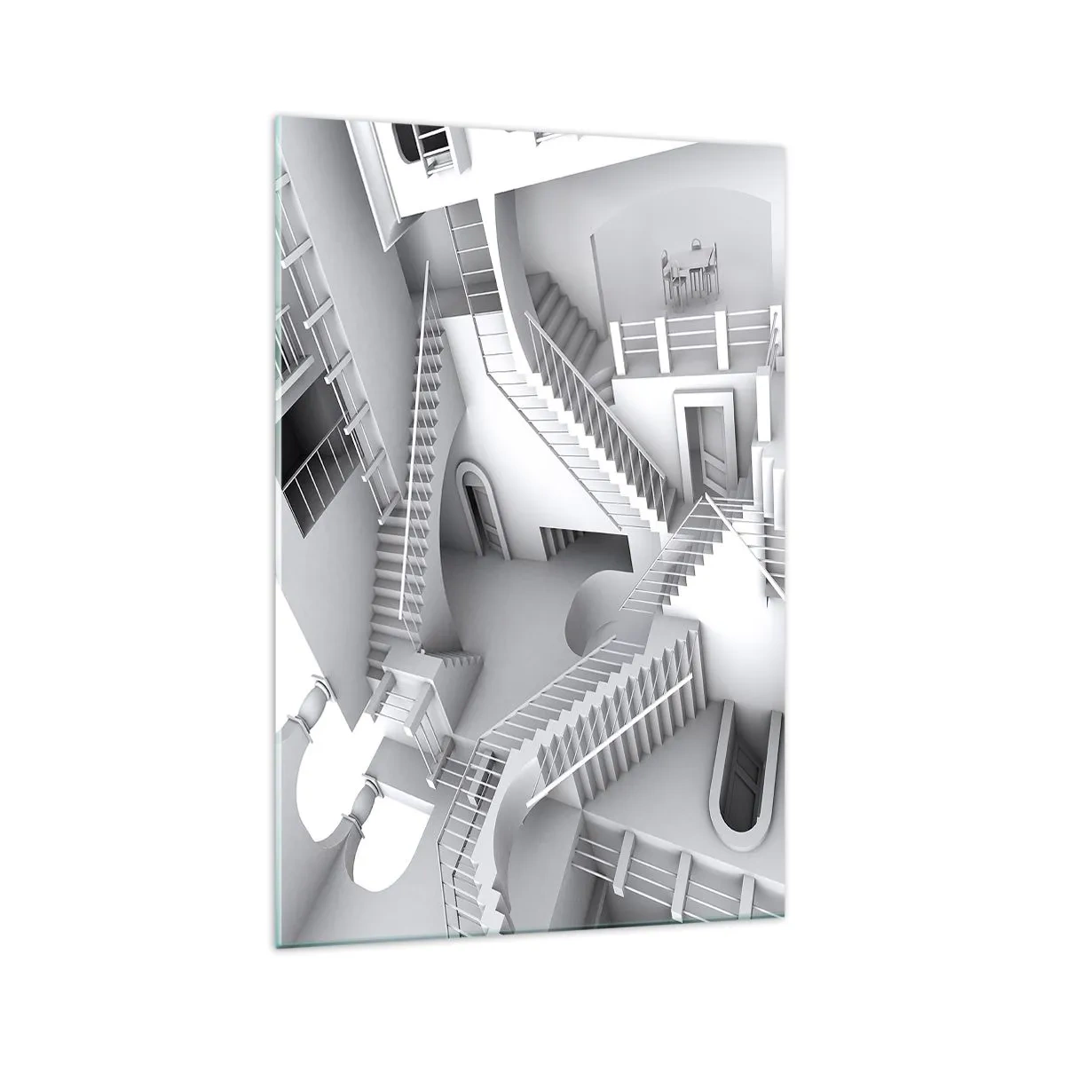 Quadro em vidro - Paradoxos do espaço - 70x100 cm