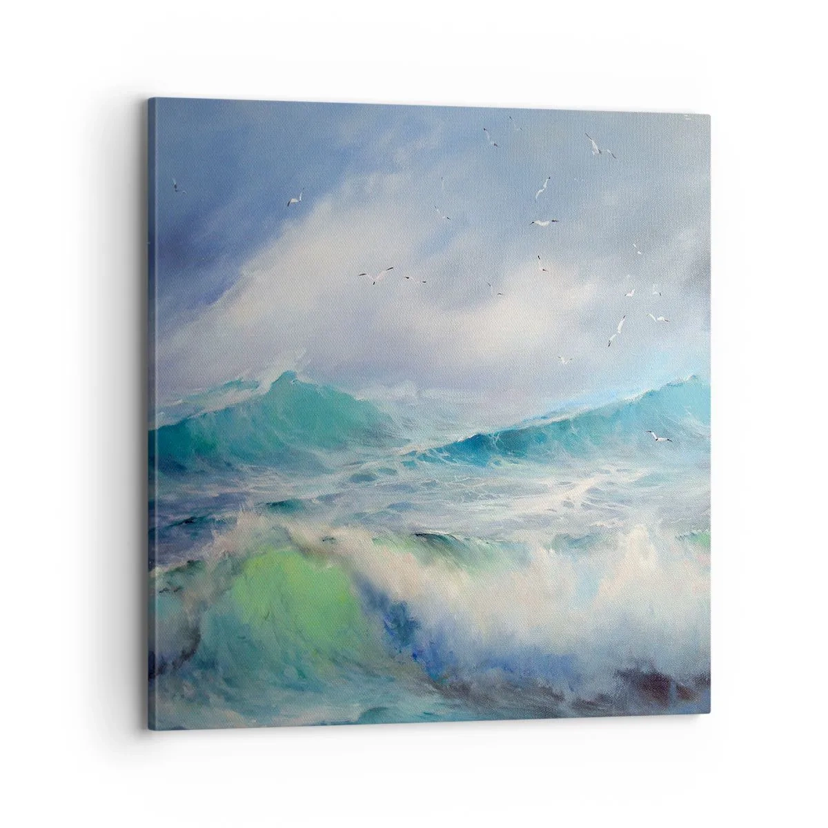 Quadro em tela - O vento uivava triunfalmente… - 70x70 cm