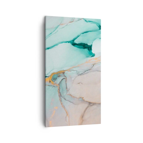 Quadro em tela - Dança das formas e cores - 45x80 cm