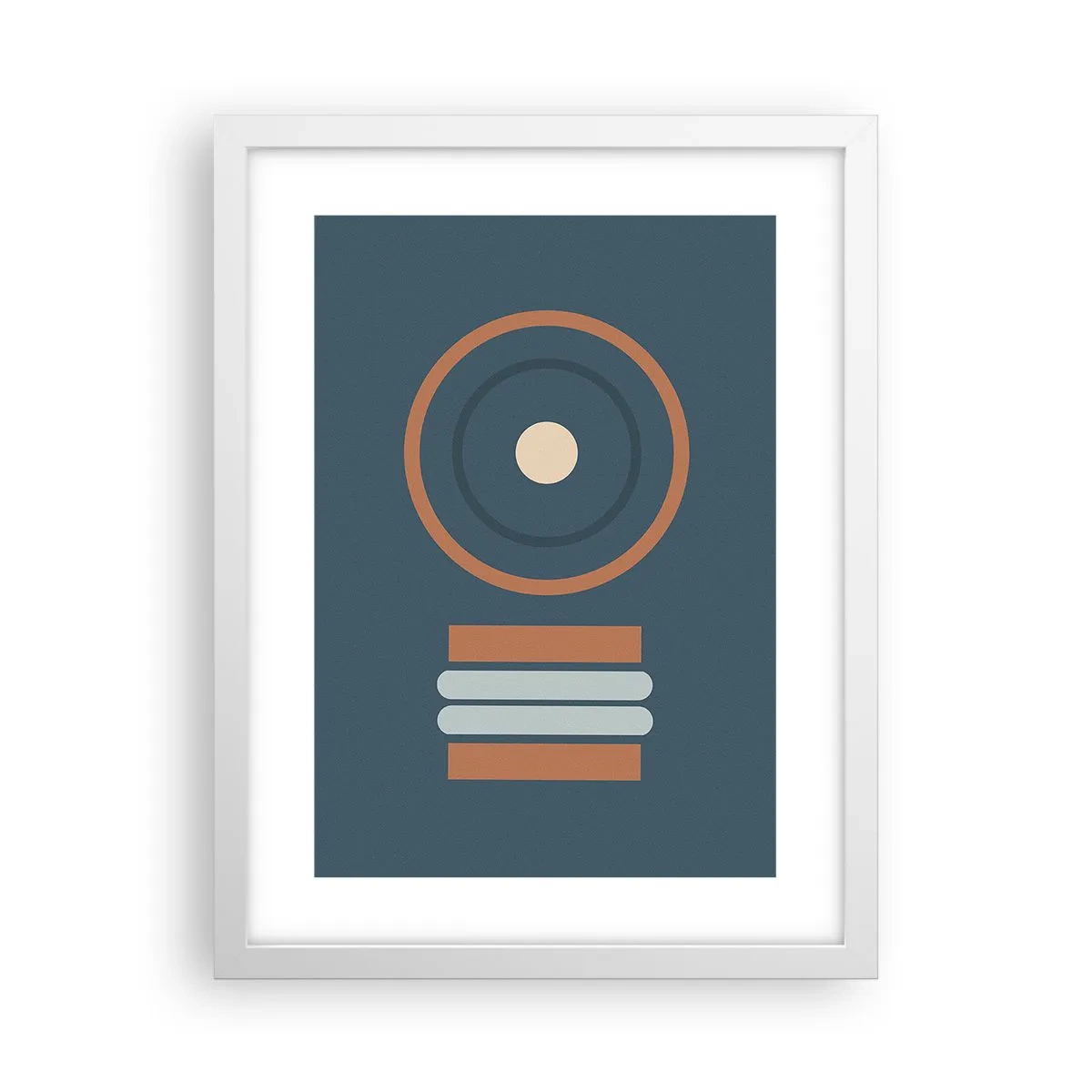 Pôster em moldura branca - A essência da questão - 30x40 cm