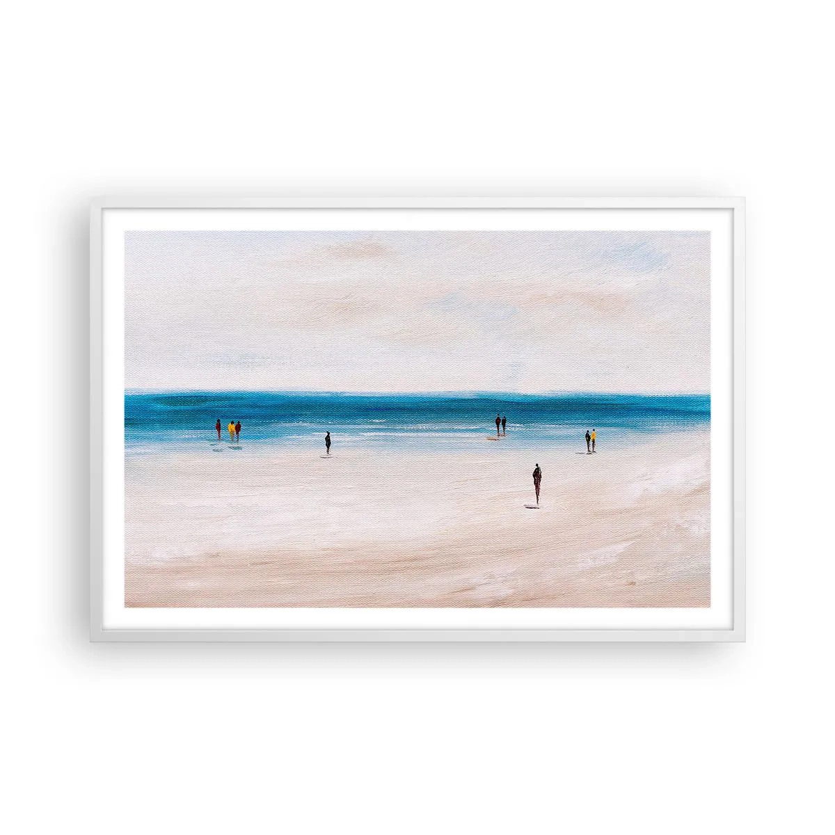 Pôster em moldura branca - Uma necessidade natural - 91x61 cm