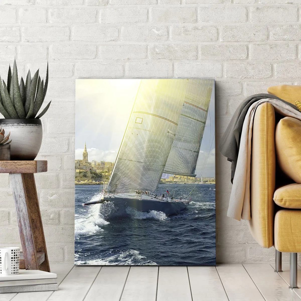 Quadro em tela - É hora de deixar a cidade - 50x70 cm