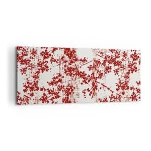 Quadro em tela - Como chita antiga - 120x50 cm
