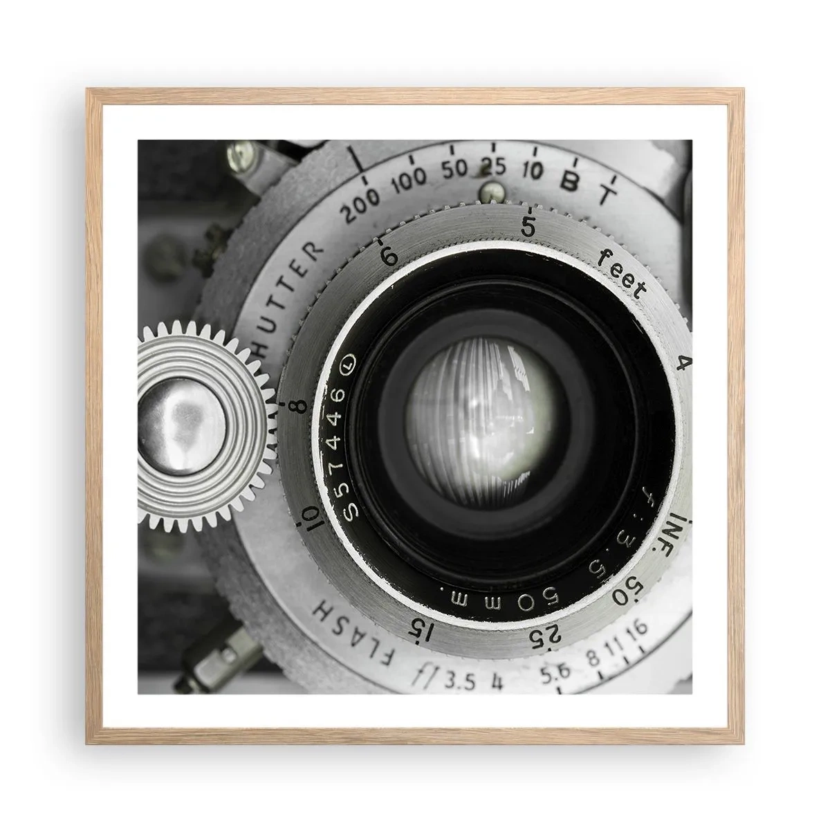 Pôster com moldura de carvalho claro - Uma história sobre Hollywood - 60x60 cm