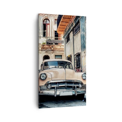 Quadro em tela - Siesta em Havana - 45x80 cm