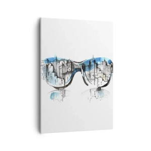 Quadro em tela - Elegância Metropolitana - 50x70 cm