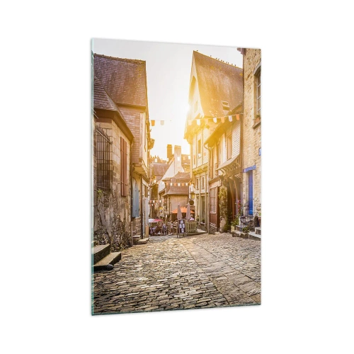 Quadro em vidro - O espírito branco da cidade - 70x100 cm