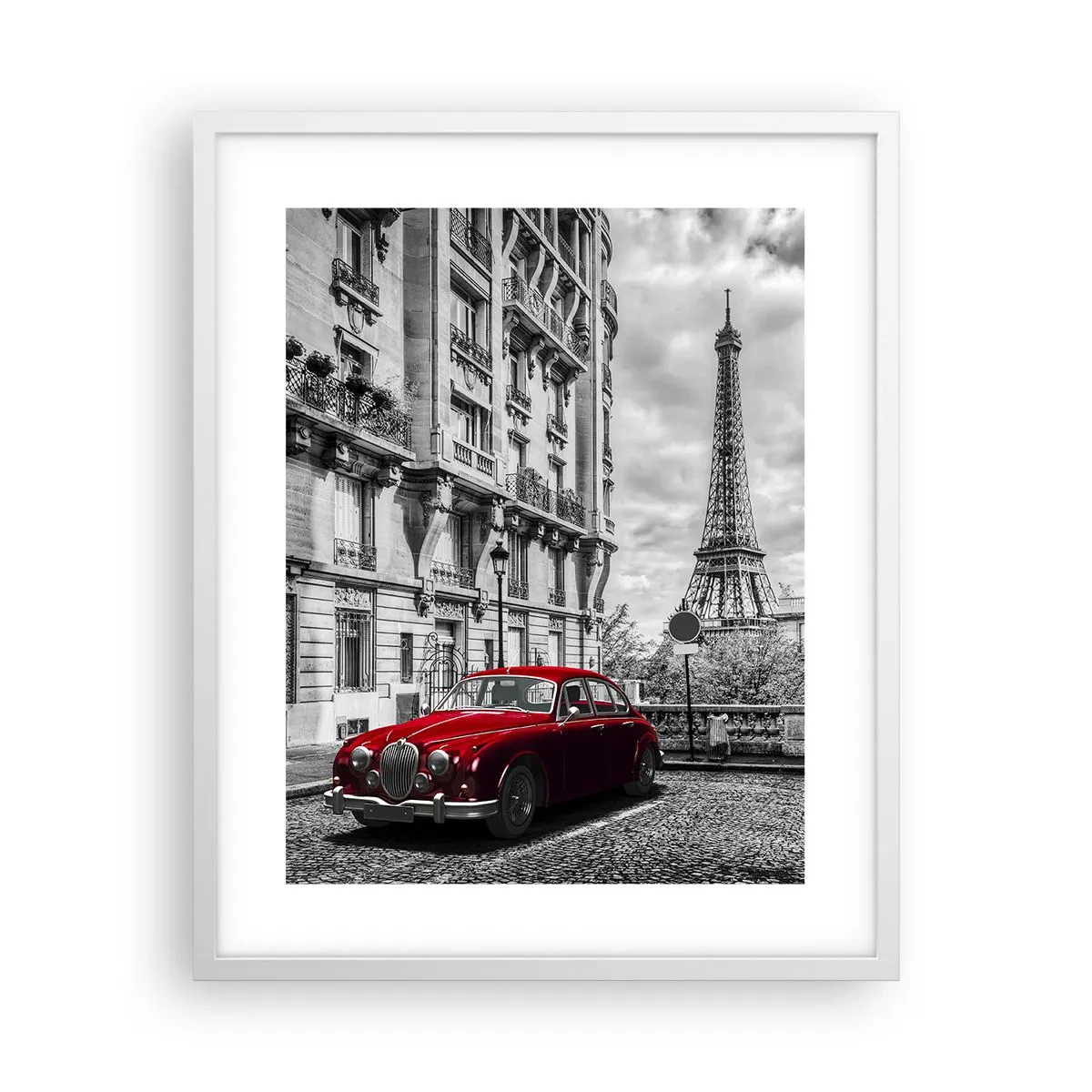 Pôster em moldura branca - Predador na cidade - 40x50 cm