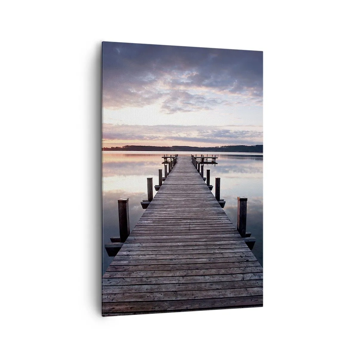 Quadro em tela - A tranquila fronteira do dia e da noite - 80x120 cm