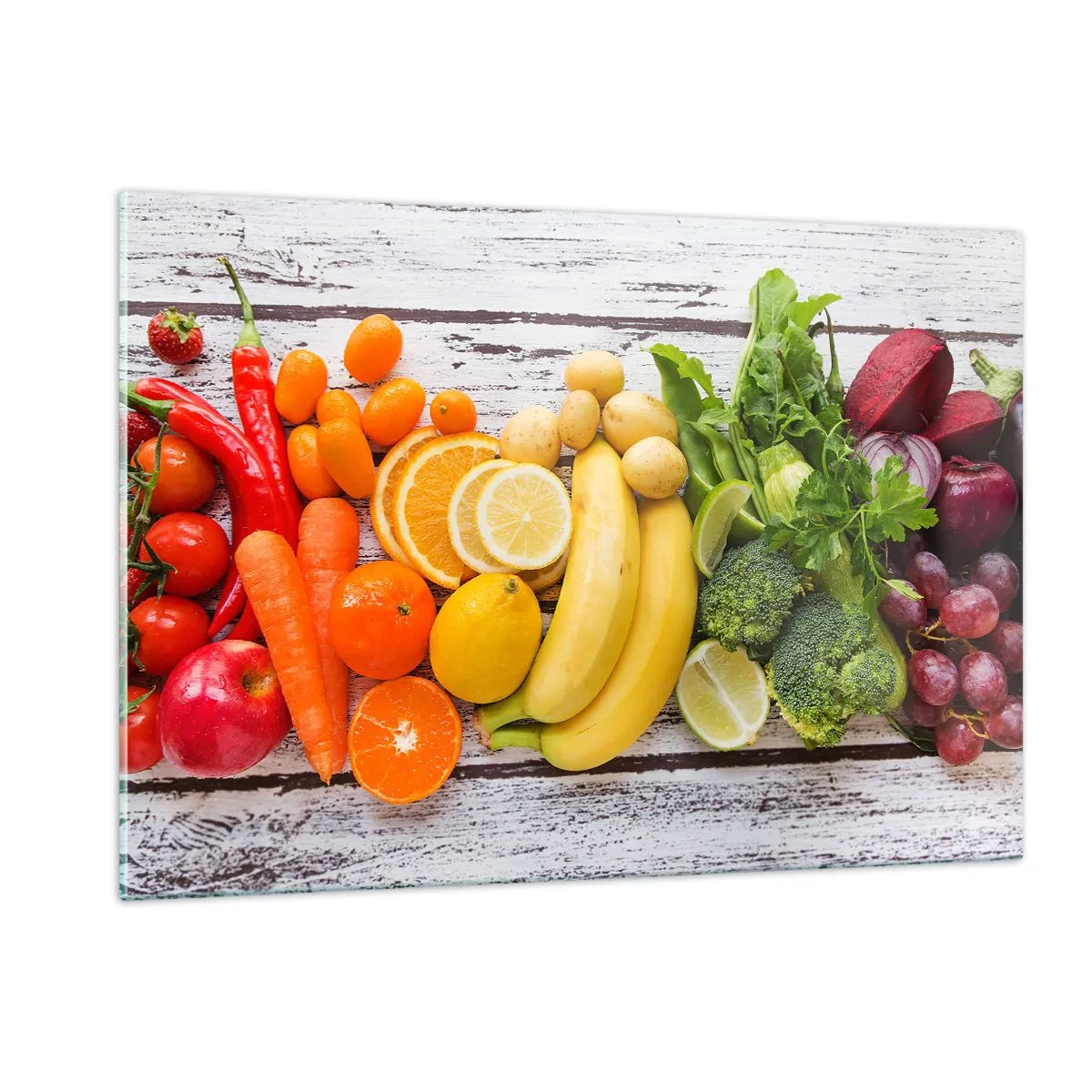 Quadro em vidro - Não é suficiente? - 120x80 cm