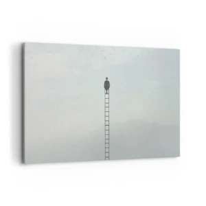 Quadro em tela - Vá além - 120x80 cm