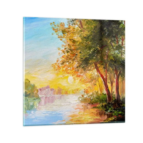 Quadro em vidro - Et in Arcadia ego - 40x40 cm