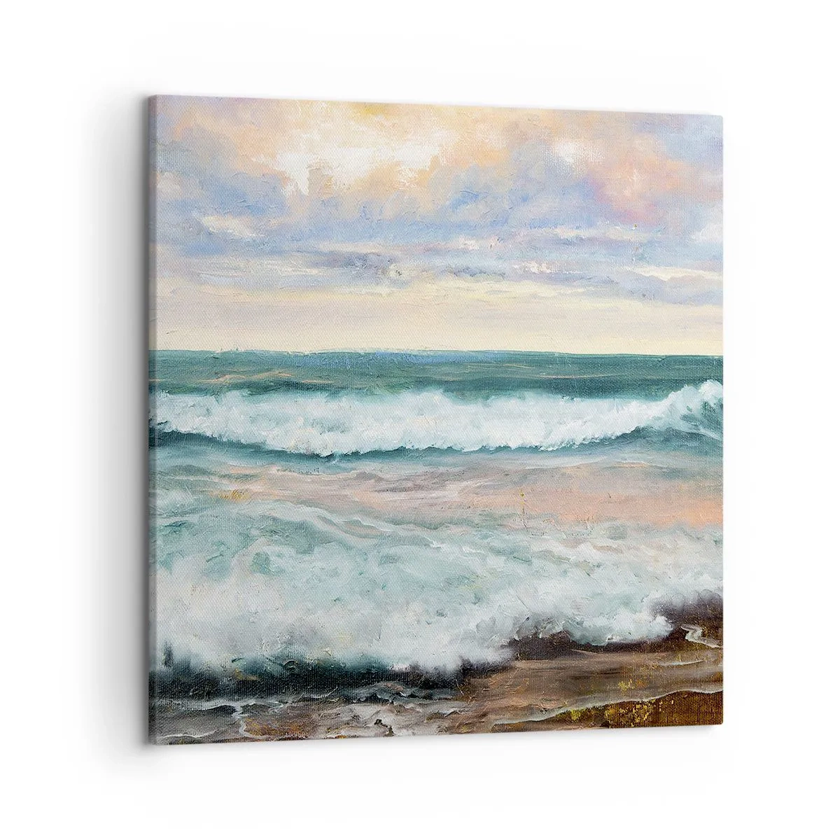 Quadro em tela - Aqui suavizas a alma - 50x50 cm