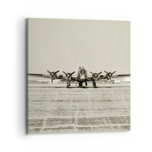 Quadro em tela - Pronto como sempre  - 70x70 cm