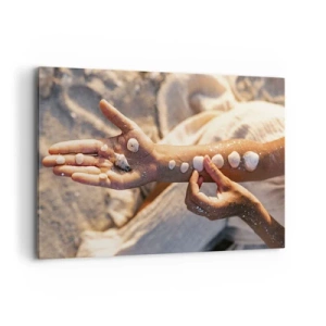 Quadro em tela - Beleza na ponta dos dedos - 120x80 cm