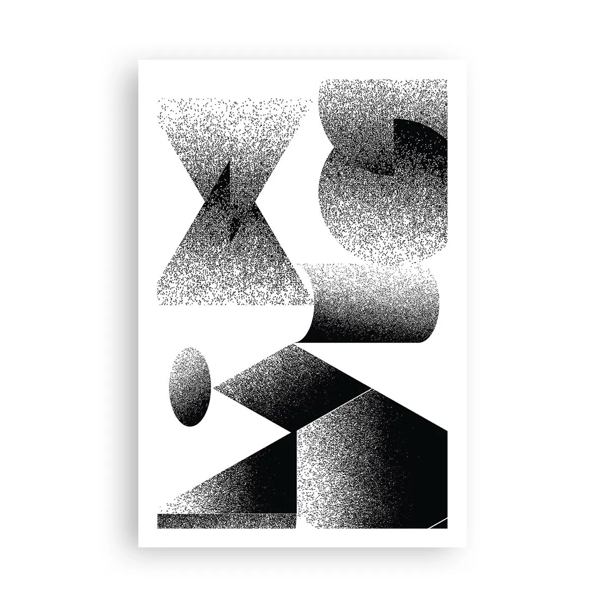 Pôster - Ângulos e ovais - 61x91 cm