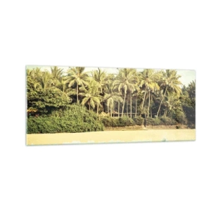 Quadro em vidro - Ou talvez aqui? - 100x40 cm