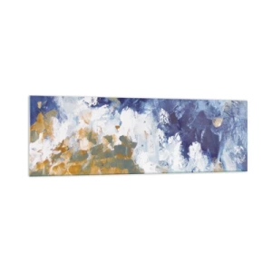 Quadro em vidro - Dança dos elementos - 160x50 cm