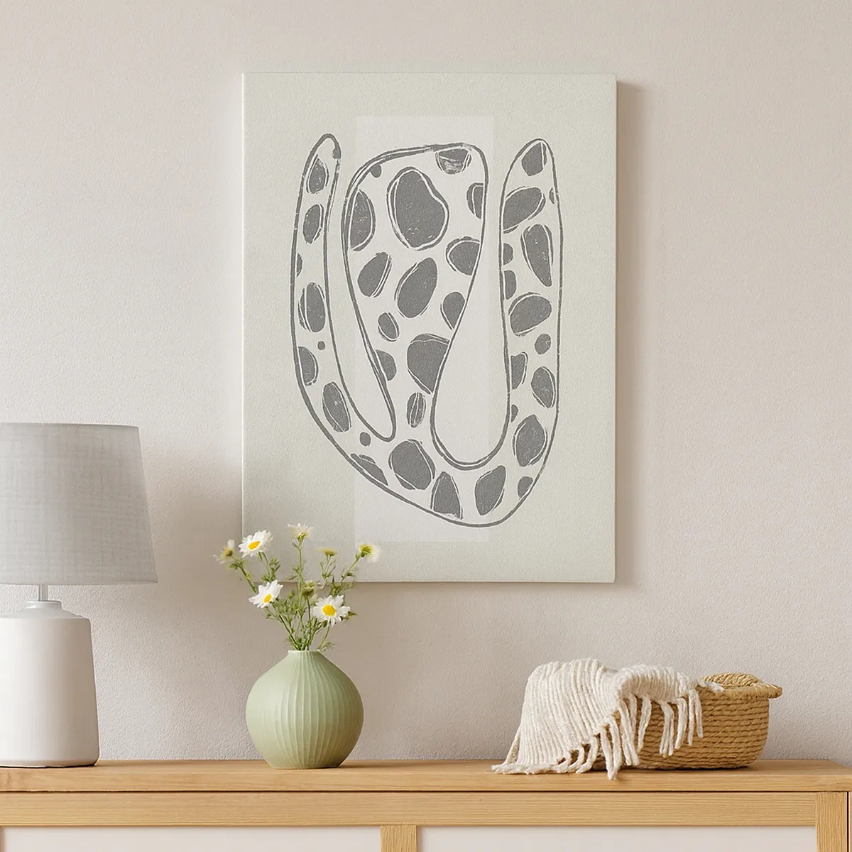 Quadro em tela - Uma criatura estranha - 50x70 cm