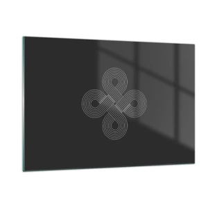 Quadro em vidro - No espírito celta - 120x80 cm