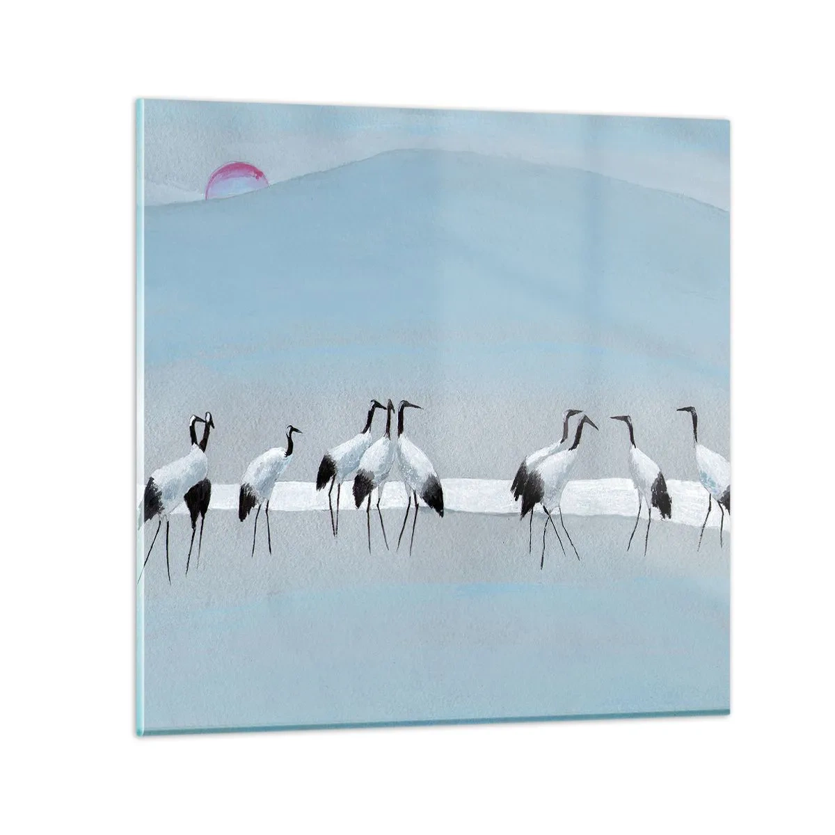 Quadro em vidro - Depois de um dia quente - 40x40 cm