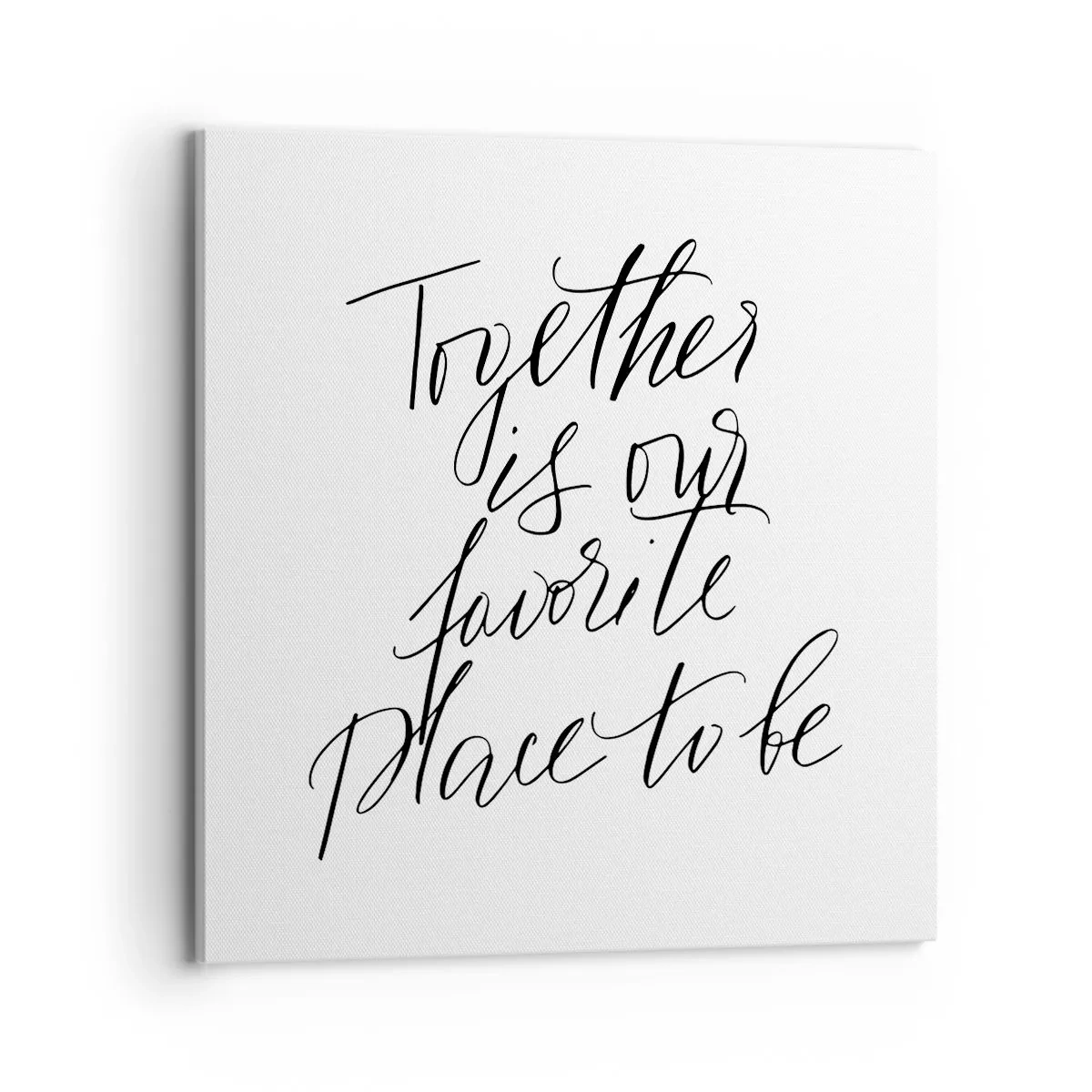 Quadro em tela - Também sente isso? - 70x70 cm