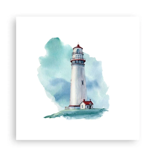 Pôster - A gentil irmã do azul - 30x30 cm