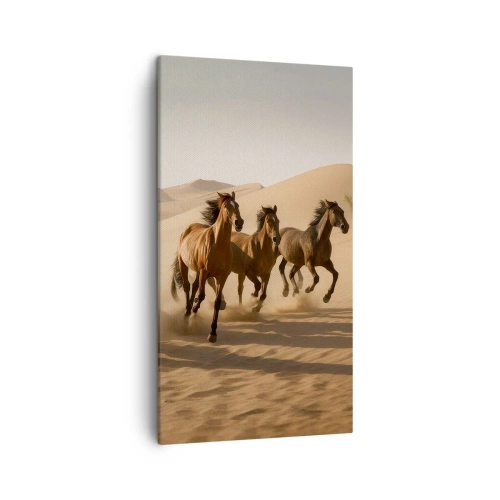 Quadro em tela - Livre como o vento - 45x80 cm