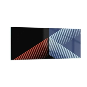 Quadro em vidro - Uma história simples - 100x40 cm