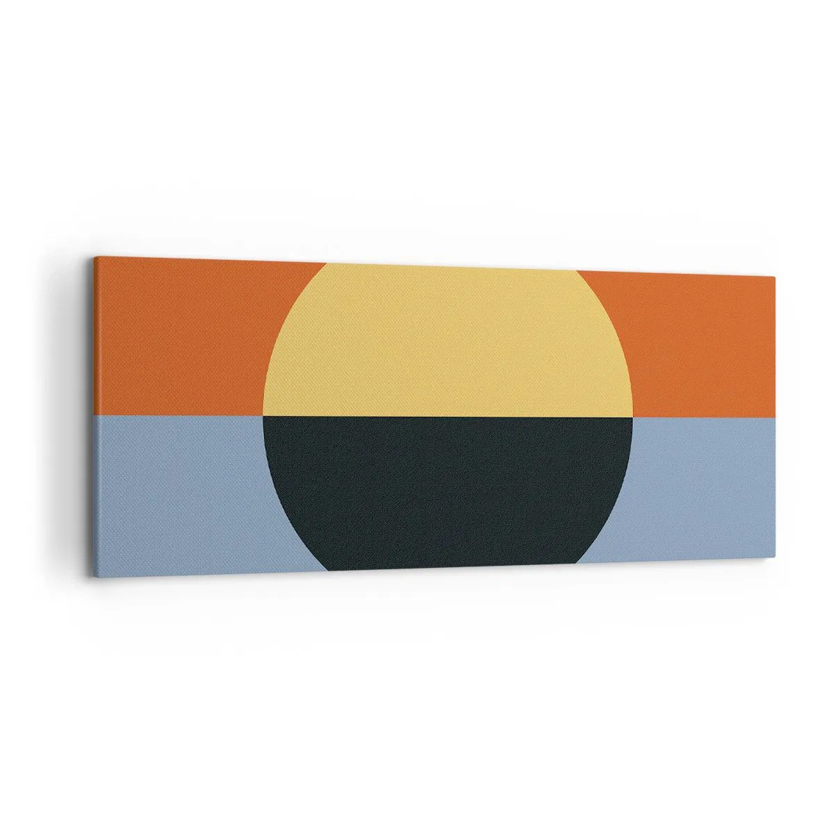 Quadro em tela - Composição do calor e do frio - 120x50 cm