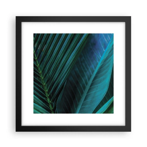 Pôster com moldura preta - Anatomia da vegetação - 30x30 cm