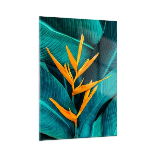 Quadro em vidro - Flor do Éden - 50x70 cm