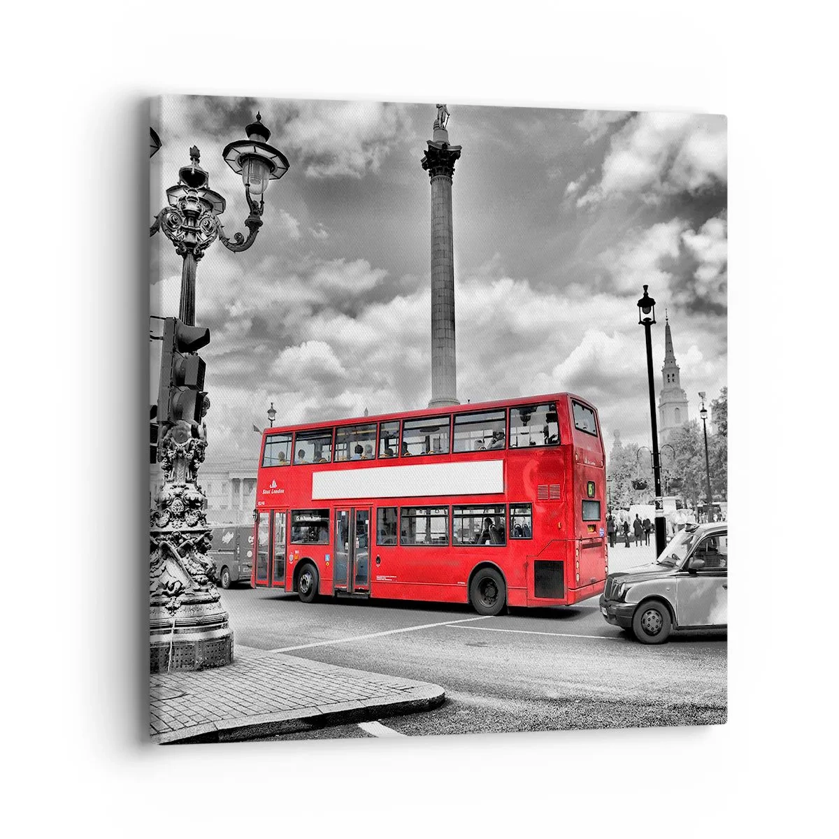 Quadro em tela - A verdadeira corrente sanguínea da cidade - 40x40 cm