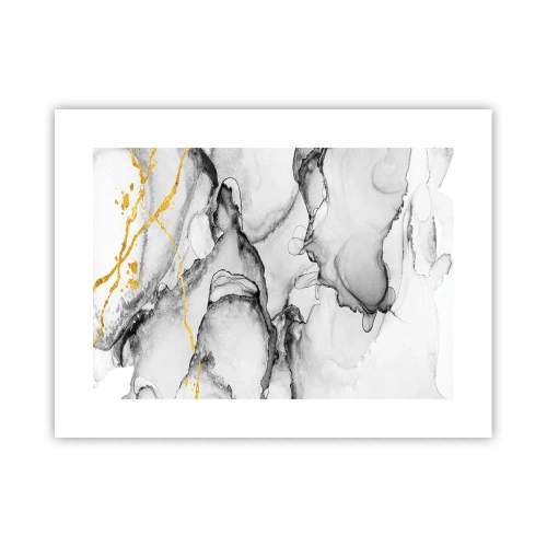 Pôster - Composição dourada - 40x30 cm