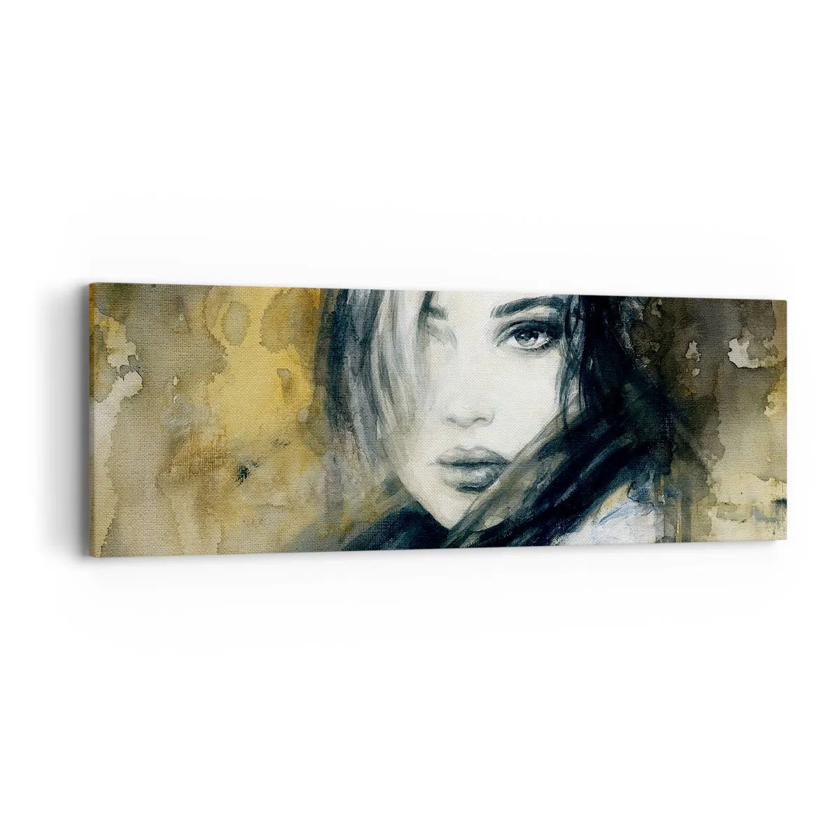 Quadro em tela - Mais inocente ou sensual? - 90x30 cm