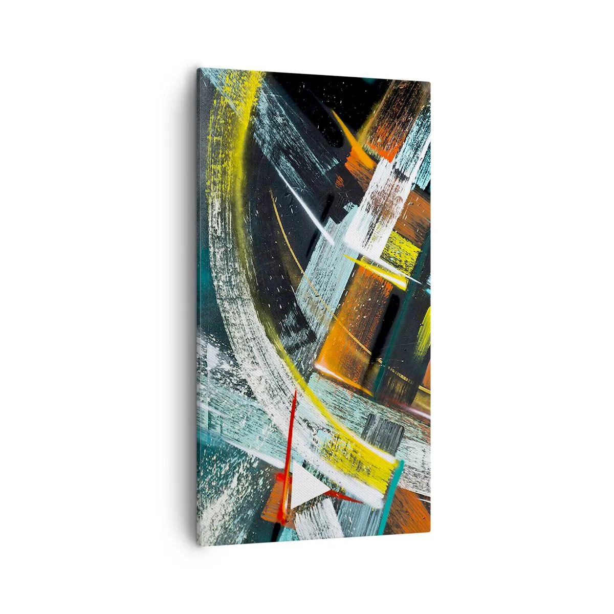 Quadro em tela - Energia de movimento - 55x100 cm
