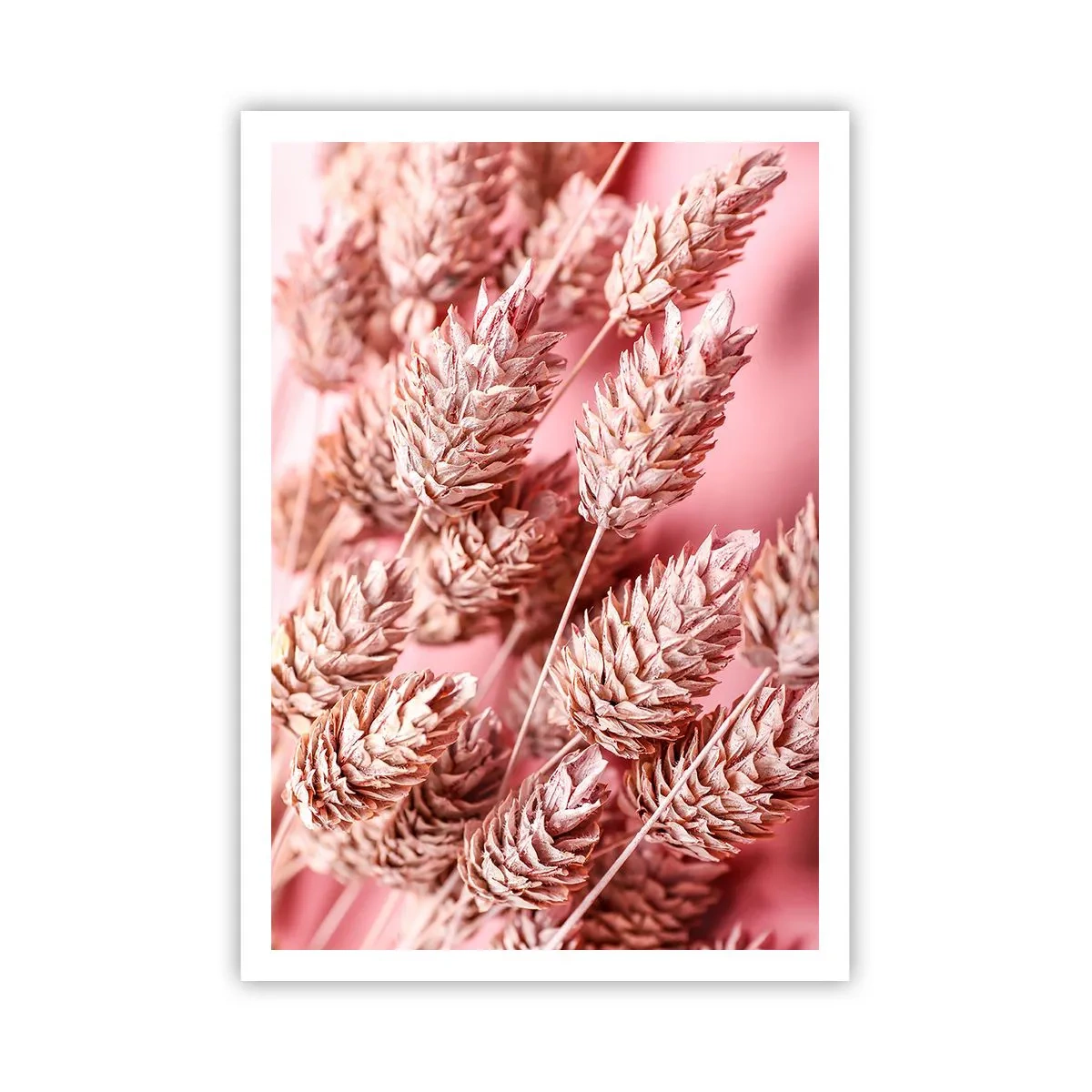 Pôster - Cascata floral em rosa - 70x100 cm