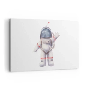 Quadro em tela - Por enquanto é isso! - 120x80 cm